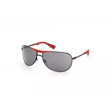Okulary przeciwsłoneczne WEB EYEWEAR męskie WE0296-6602A czarno-szare 66/14/125 mm