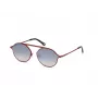 WEB EYEWEAR Okulary przeciwsłoneczne unisex WE0198-5766C Czarna oprawka Szare szkła 57mm