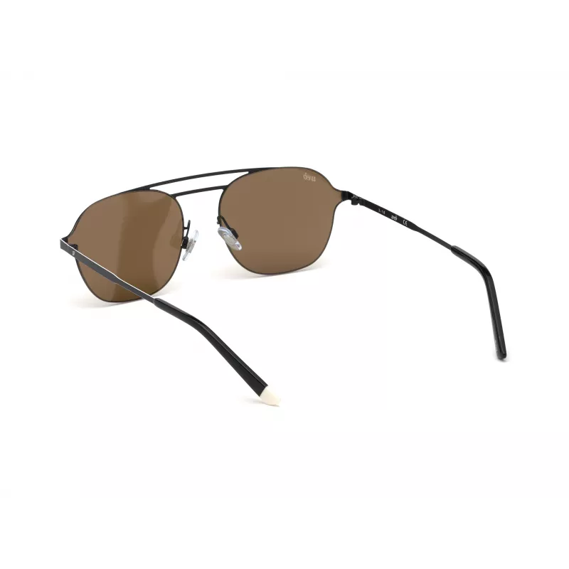 WEB EYEWEAR Okulary przeciwsłoneczne unisex WE0248-5802G Czarny Szary Gradient 58/18/145 mm