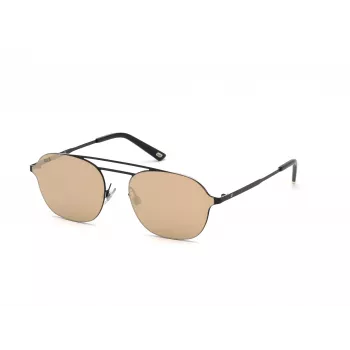 WEB EYEWEAR Okulary przeciwsłoneczne unisex WE0248-5802G Czarny Szary Gradient 58/18/145 mm