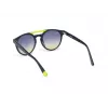 WEB EYEWEAR Okulary przeciwsłoneczne unisex WE0262-5190W Kwadratowe Acetat Czarna oprawka Szare szkło 51/19/145 mm