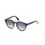 WEB EYEWEAR Okulary przeciwsłoneczne unisex WE0262-5190W Kwadratowe Acetat Czarna oprawka Szare szkło 51/19/145 mm