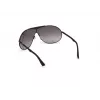 WEB EYEWEAR Okulary przeciwsłoneczne unisex WE0282-0001B czarna oprawka szare szkła UV400 kategoria 3