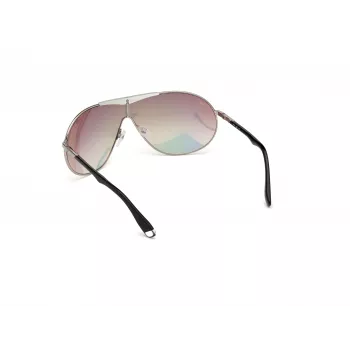 WEB EYEWEAR Okulary przeciwsłoneczne unisex WE0282-0014Z czarna oprawka szare szkła
