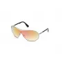 WEB EYEWEAR Okulary przeciwsłoneczne unisex WE0282-0014Z czarna oprawka szare szkła