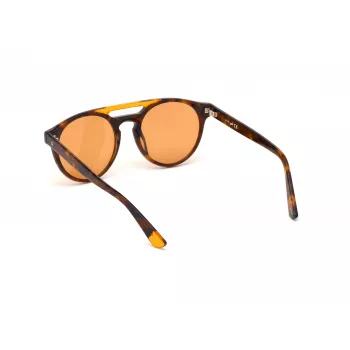 WEB EYEWEAR Unisex WE0262-5156J Prostokątne okulary przeciwsłoneczne z acetylocelulozy Havana/Brown Gradient Lens 51/19/145 mm UV400