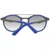 WEB EYEWEAR WE0143-4991X Okulary przeciwsłoneczne unisex, kwadratowa oprawka acetatowa, szare szkła, 49/22/140 mm