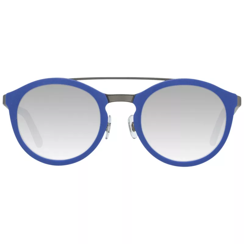 WEB EYEWEAR WE0143-4991X Okulary przeciwsłoneczne unisex, kwadratowa oprawka acetatowa, szare szkła, 49/22/140 mm