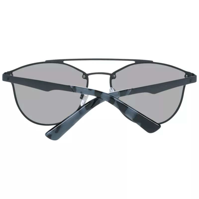WEB EYEWEAR WE0189-02C Okulary przeciwsłoneczne unisex - czarna oprawka, szare soczewki 59mm