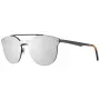 WEB EYEWEAR WE0190-0009C Okulary przeciwsłoneczne unisex - Geometryczna czarna oprawka, szare szkła