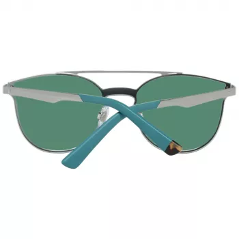 WEB EYEWEAR WE0190-09Q Okulary przeciwsłoneczne unisex - Geometryczna oprawka acetatowa z soczewkami poliwęglanowymi UV400