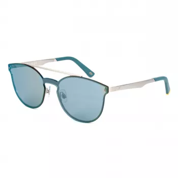 WEB EYEWEAR WE0190-09Q Okulary przeciwsłoneczne unisex - Geometryczna oprawka acetatowa z soczewkami poliwęglanowymi UV400