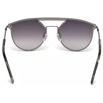 WEB EYEWEAR WE0193-08C Unisex Okulary Przeciwsłoneczne Prostokątne Oprawka Acetat Havana Brązowe Soczewki Poliwęglan UV400