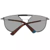 WEB EYEWEAR WE0193-13808V Okulary przeciwsłoneczne unisex - Błyszcząca czarna oprawka, soczewki dymione, 54 mm