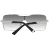 WEB EYEWEAR WE0202-16C Okulary przeciwsłoneczne unisex Błyszcząca czarna oprawka Szare szkła 54mm