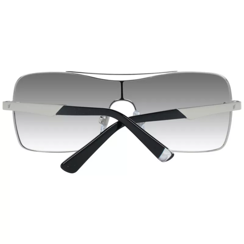 WEB EYEWEAR WE0202-16C Okulary przeciwsłoneczne unisex Błyszcząca czarna oprawka Szare szkła 54mm