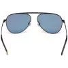 WEB EYEWEAR WE0206-02G Unisex Okulary Przeciwsłoneczne Prostokątne - Oprawa Acetatowa Havana, Zielone Soczewki Poliwęglanowe, Ochrona UV400
