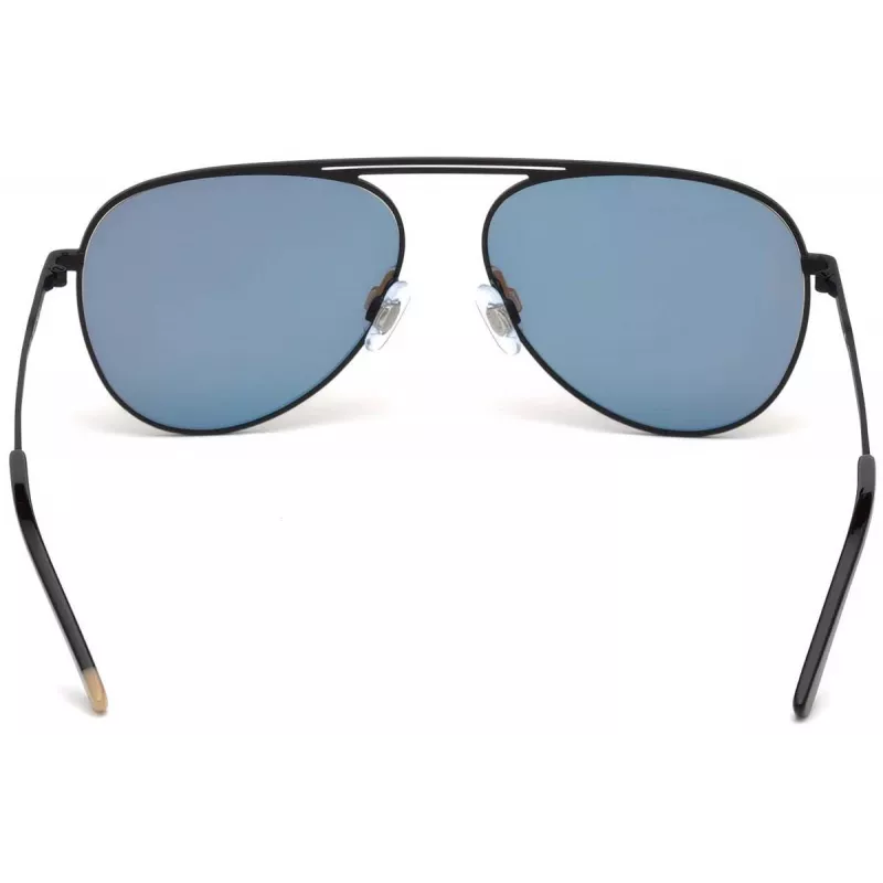 WEB EYEWEAR WE0206-02G Unisex Okulary Przeciwsłoneczne Prostokątne - Oprawa Acetatowa Havana, Zielone Soczewki Poliwęglanowe, Ochrona UV400