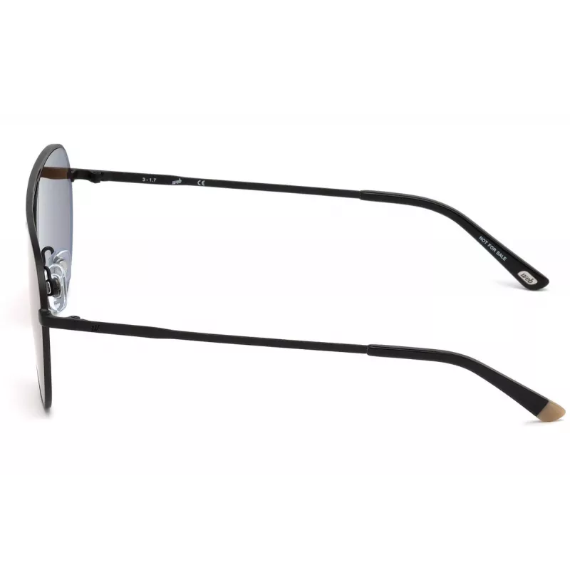 WEB EYEWEAR WE0206-02G Unisex Okulary Przeciwsłoneczne Prostokątne - Oprawa Acetatowa Havana, Zielone Soczewki Poliwęglanowe, Ochrona UV400