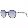 WEB EYEWEAR WE0225-5290W Okulary przeciwsłoneczne unisex, czarna oprawka, szare szkła, 52/22/145 mm