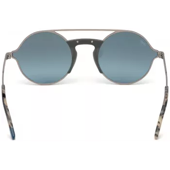 WEB EYEWEAR WE0247-09Q Unisex Kwadratowe Okulary Przeciwsłoneczne Havana Oprawka Acetatowa Brązowe Soczewki Poliwęglanowe UV400
