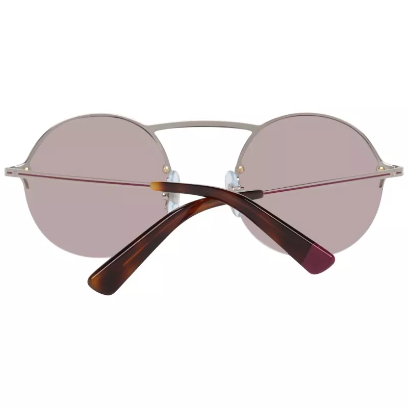 WEB EYEWEAR WE0260-5434U Okulary przeciwsłoneczne unisex Havana oprawka acetatowa zielone soczewki poliwęglanowe 54/21/145 mm