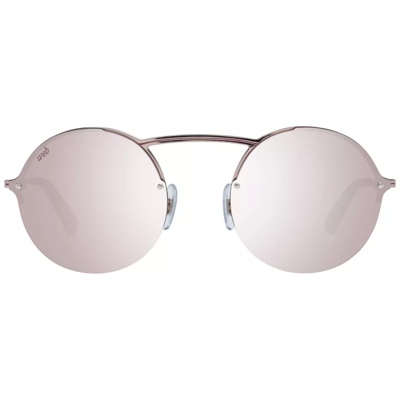 WEB EYEWEAR WE0260-5434U Okulary przeciwsłoneczne unisex Havana oprawka acetatowa zielone soczewki poliwęglanowe 54/21/145 mm
