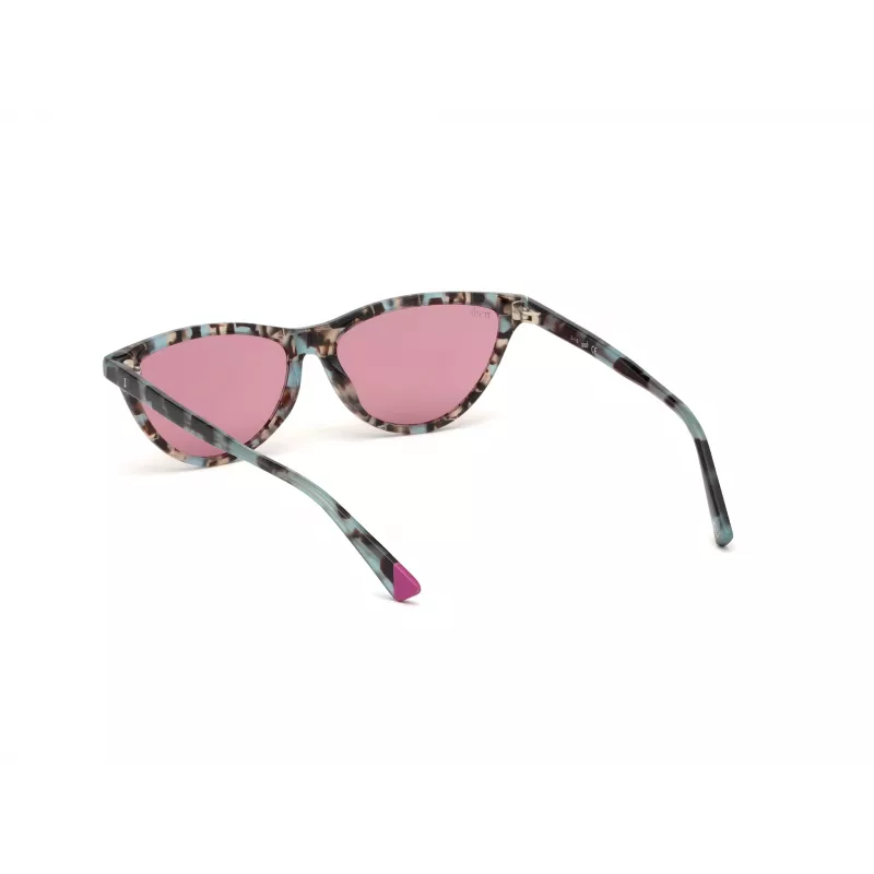WEB EYEWEAR Okulary przeciwsłoneczne damskie WE0264-5555Y Oprawka acetatowa UV400 55mm