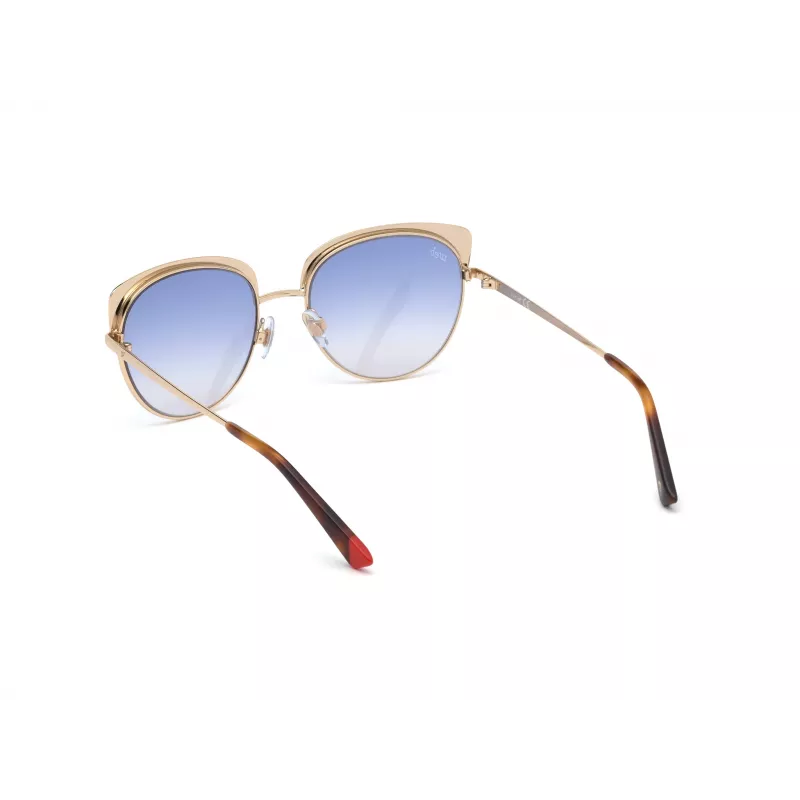 WEB EYEWEAR Damskie okulary przeciwsłoneczne motylkowe WE0271-5532W Havana Acetate Brown Gradient UV400 55/18/140