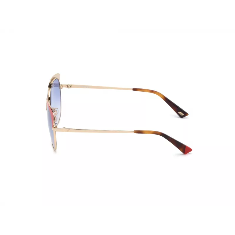 WEB EYEWEAR Damskie okulary przeciwsłoneczne motylkowe WE0271-5532W Havana Acetate Brown Gradient UV400 55/18/140