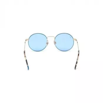 WEB EYEWEAR Okulary przeciwsłoneczne damskie kocie oko WE0254-32V Havana Brązowa oprawka acetatowa Brązowe soczewki gradientowe 49mm