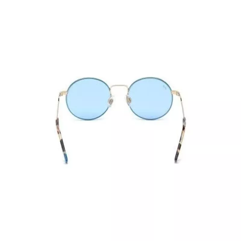 WEB EYEWEAR Okulary przeciwsłoneczne damskie kocie oko WE0254-32V Havana Brązowa oprawka acetatowa Brązowe soczewki gradientowe 49mm