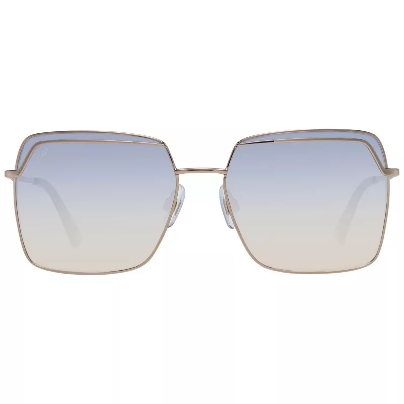WEB EYEWEAR Damskie okulary przeciwsłoneczne Cat Eye WE0259-5734W Havana Acetate Brązowe soczewki gradientowe 57mm