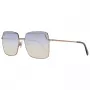 WEB EYEWEAR Damskie okulary przeciwsłoneczne Cat Eye WE0259-5734W Havana Acetate Brązowe soczewki gradientowe 57mm