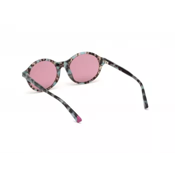 WEB EYEWEAR Damskie okulary przeciwsłoneczne Cat Eye WE0266-5155Y Havana/Brown Gradient 51mm