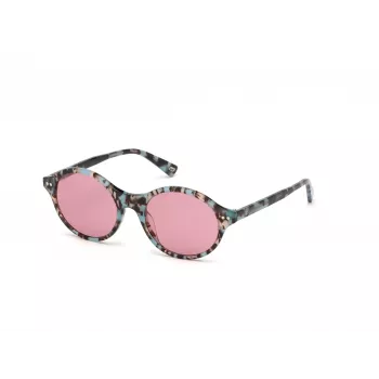 WEB EYEWEAR Damskie okulary przeciwsłoneczne Cat Eye WE0266-5155Y Havana/Brown Gradient 51mm