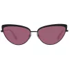 WEB EYEWEAR Damskie kwadratowe okulary przeciwsłoneczne acetatowe WE0272-5901Z - czarna oprawka, szare szkła 59mm