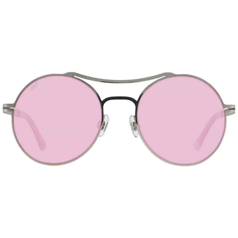 WEB EYEWEAR Okulary przeciwsłoneczne damskie WE0171-54016 Błyszcząca czarna oprawka, soczewki szare dymne 54/21/135 mm