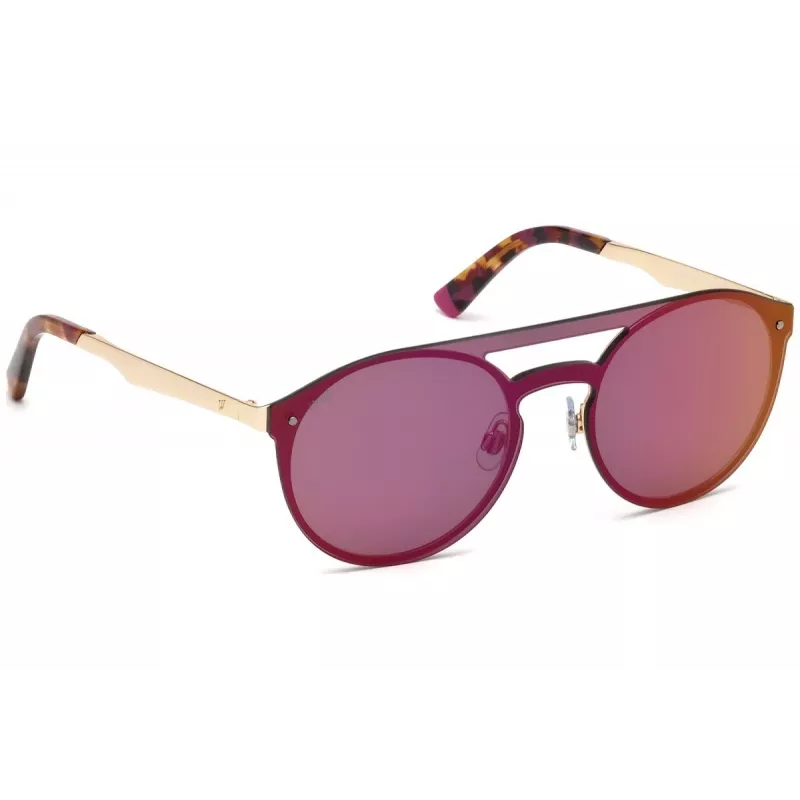 WEB EYEWEAR Okulary przeciwsłoneczne damskie WE0182-34Z Cat Eye Havana Acetate UV400