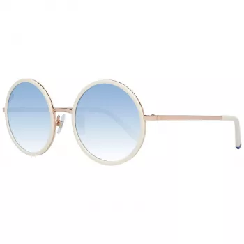 WEB EYEWEAR Okulary przeciwsłoneczne damskie WE0200-5221F Oprawka acetatowa Ochrona UV400 52mm
