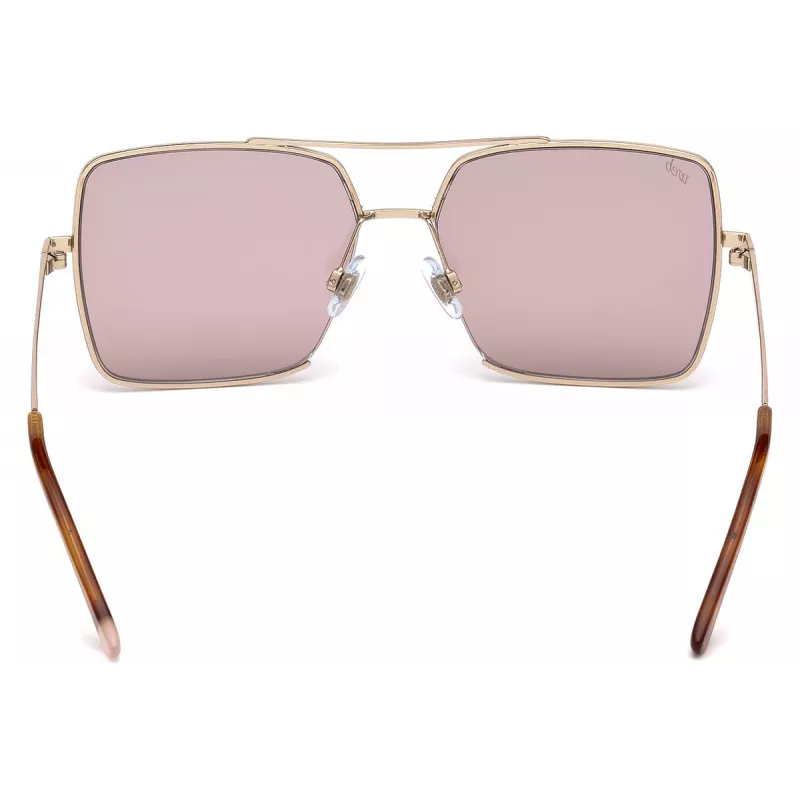 WEB EYEWEAR Okulary przeciwsłoneczne damskie WE0210-28Y Havana Brązowe Acetatowe Kształt Kwadratowy UV400