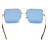 WEB EYEWEAR Okulary przeciwsłoneczne damskie WE0210-32V Havana/Brązowe kwadratowe acetat 57mm