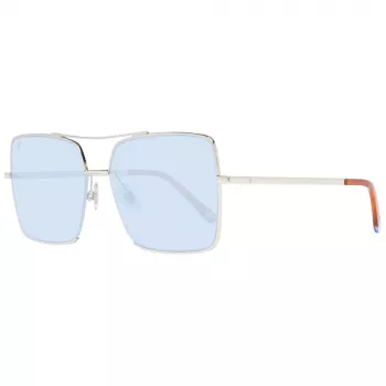 WEB EYEWEAR Okulary przeciwsłoneczne damskie WE0210-32V Havana/Brązowe kwadratowe acetat 57mm