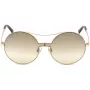 Okulary przeciwsłoneczne WEB EYEWEAR dla kobiet WE0211-28G Złota metalowa oprawka, brązowe gradientowe szkła 59 mm