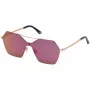 Okulary przeciwsłoneczne WEB EYEWEAR dla kobiet WE0213-34Z Havana Brązowy Żółw Akrylowy Kształt Kwadratowy 59mm