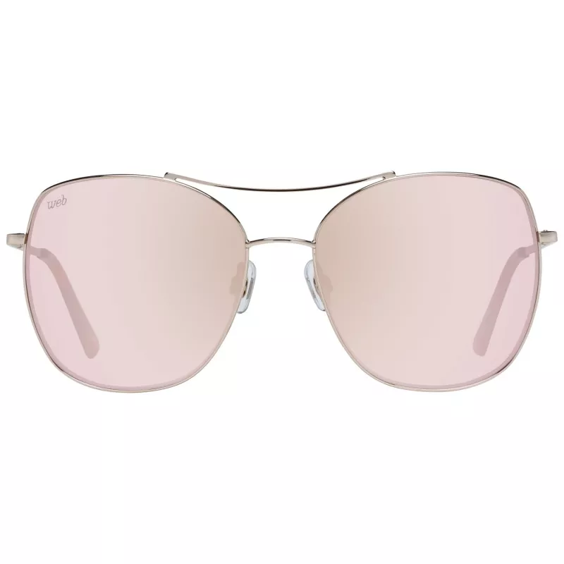Okulary przeciwsłoneczne WEB EYEWEAR dla kobiet WE0245-5828G Havana Brązowy Gradient Kwadratowe Acetat UV400