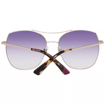 WEB EYEWEAR Okulary przeciwsłoneczne damskie WE0245-5833Z - Brązowy gradient, prostokątna oprawka acetatowa