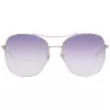 WEB EYEWEAR Okulary przeciwsłoneczne damskie WE0245-5833Z - Brązowy gradient, prostokątna oprawka acetatowa