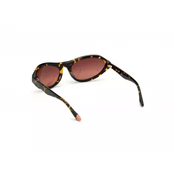 WEB EYEWEAR Okulary przeciwsłoneczne damskie WE0288-6052F Havana Grey Gradient 60/18/125 mm
