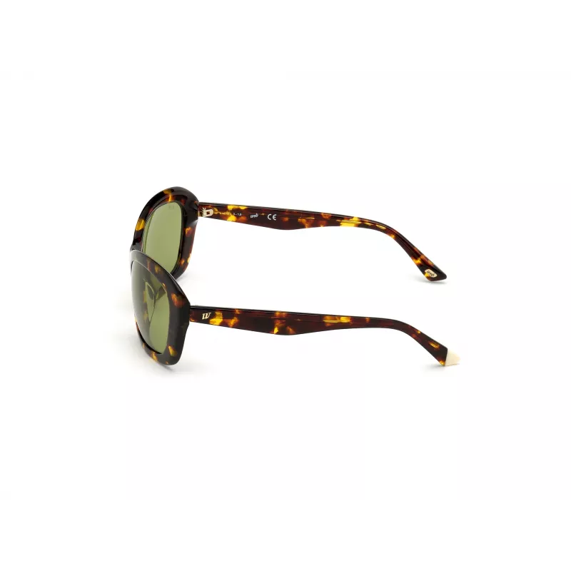 Okulary przeciwsłoneczne WEB EYEWEAR dla kobiet WE0289-5652N Havana Acetate Square Frame Brown Gradient Lens 56/19/130 mm